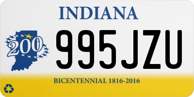 IN license plate 995JZU