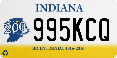 IN license plate 995KCQ