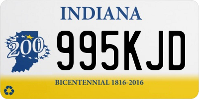 IN license plate 995KJD