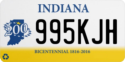 IN license plate 995KJH