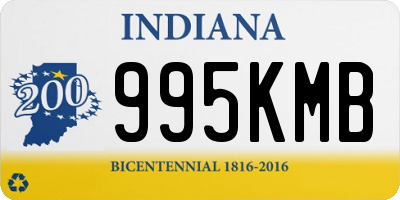 IN license plate 995KMB