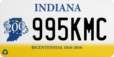 IN license plate 995KMC