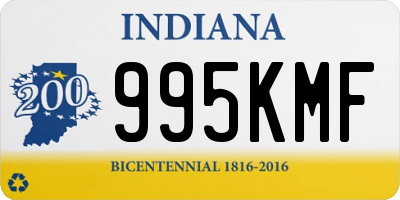 IN license plate 995KMF