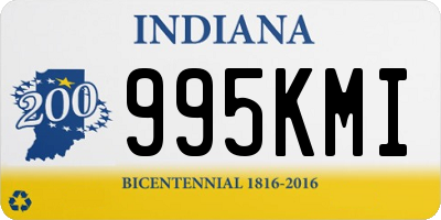 IN license plate 995KMI