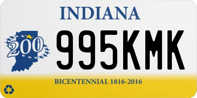 IN license plate 995KMK