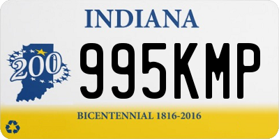 IN license plate 995KMP