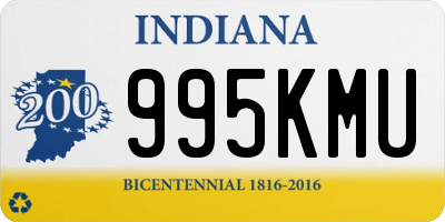 IN license plate 995KMU