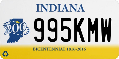 IN license plate 995KMW