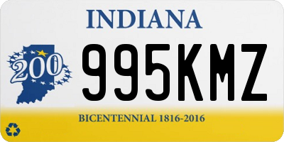 IN license plate 995KMZ