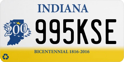 IN license plate 995KSE