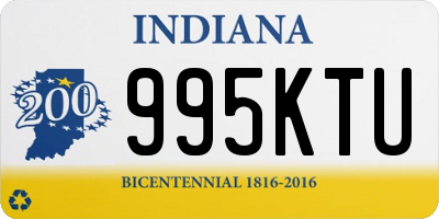 IN license plate 995KTU