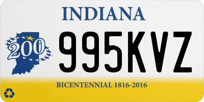 IN license plate 995KVZ