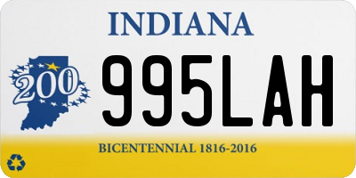 IN license plate 995LAH