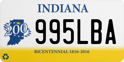 IN license plate 995LBA