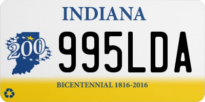 IN license plate 995LDA