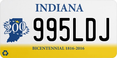 IN license plate 995LDJ