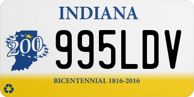 IN license plate 995LDV