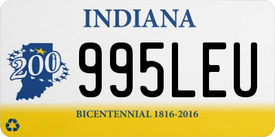 IN license plate 995LEU