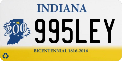IN license plate 995LEY