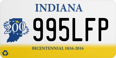 IN license plate 995LFP