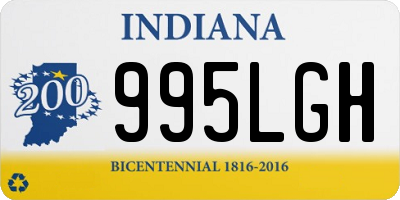 IN license plate 995LGH