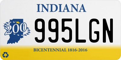 IN license plate 995LGN