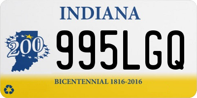 IN license plate 995LGQ