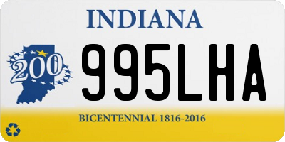 IN license plate 995LHA