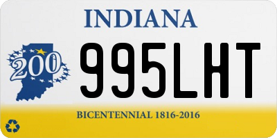 IN license plate 995LHT