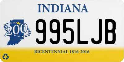 IN license plate 995LJB