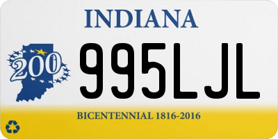 IN license plate 995LJL