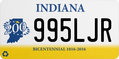 IN license plate 995LJR