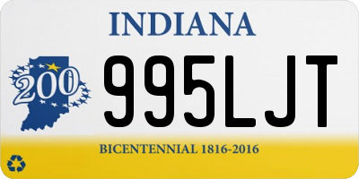 IN license plate 995LJT