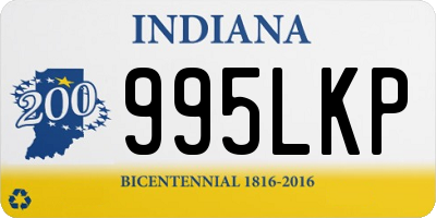 IN license plate 995LKP