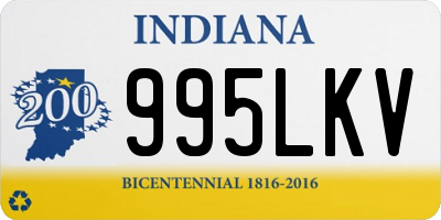 IN license plate 995LKV