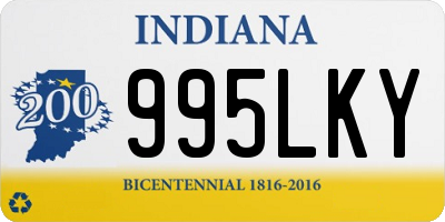 IN license plate 995LKY