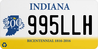 IN license plate 995LLH