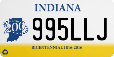 IN license plate 995LLJ