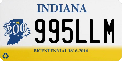 IN license plate 995LLM