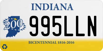 IN license plate 995LLN