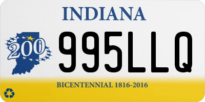 IN license plate 995LLQ