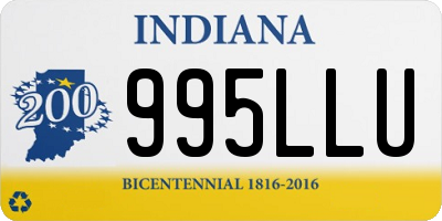 IN license plate 995LLU