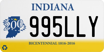 IN license plate 995LLY