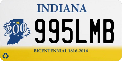 IN license plate 995LMB