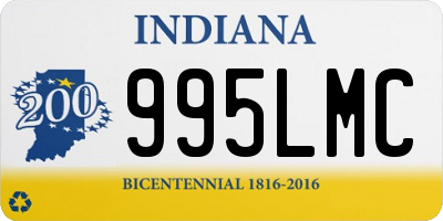 IN license plate 995LMC