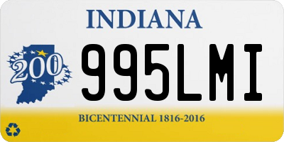 IN license plate 995LMI