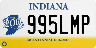 IN license plate 995LMP