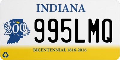 IN license plate 995LMQ