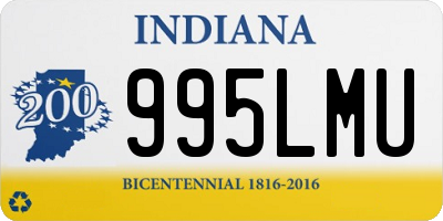 IN license plate 995LMU