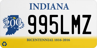 IN license plate 995LMZ